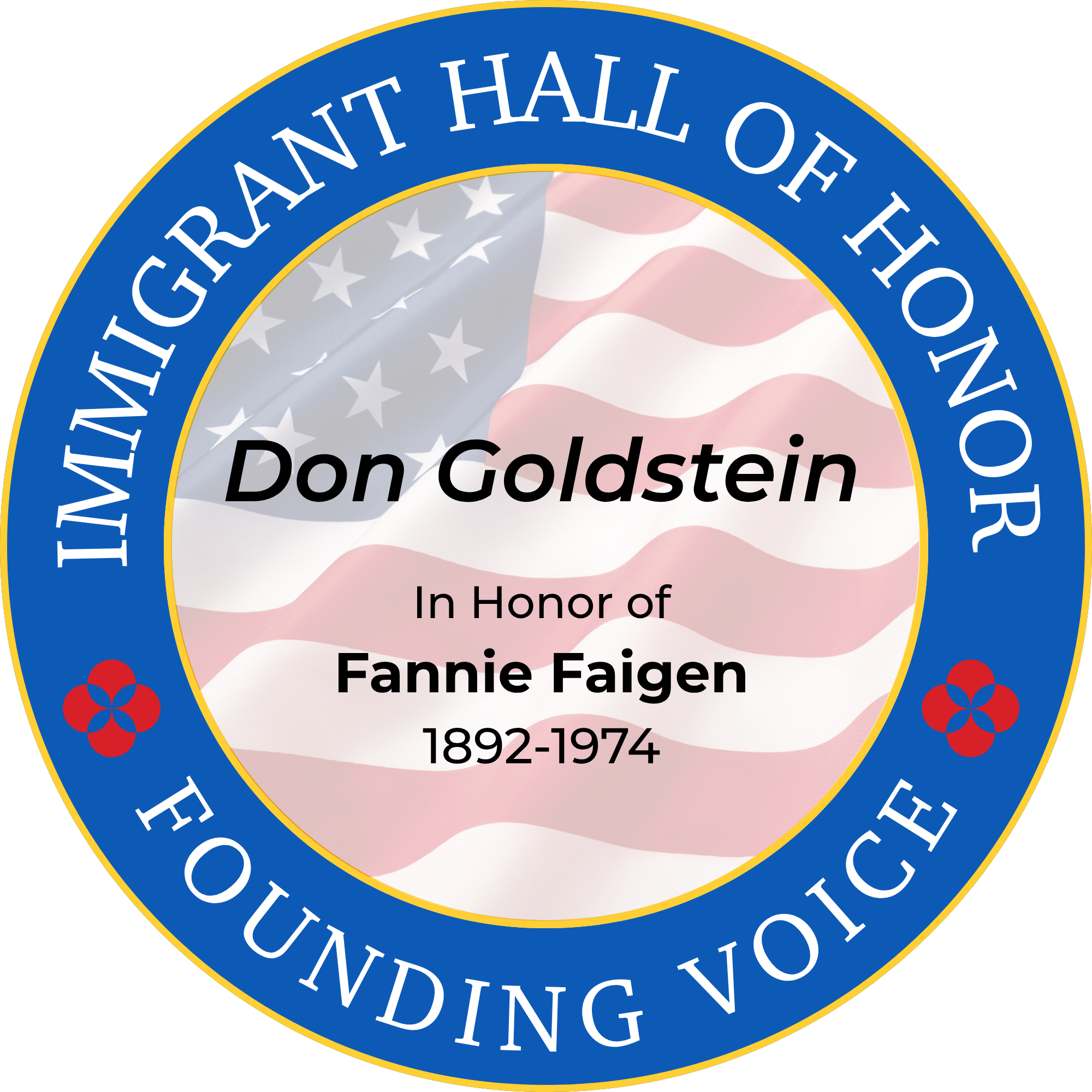 Don Goldstein badge
